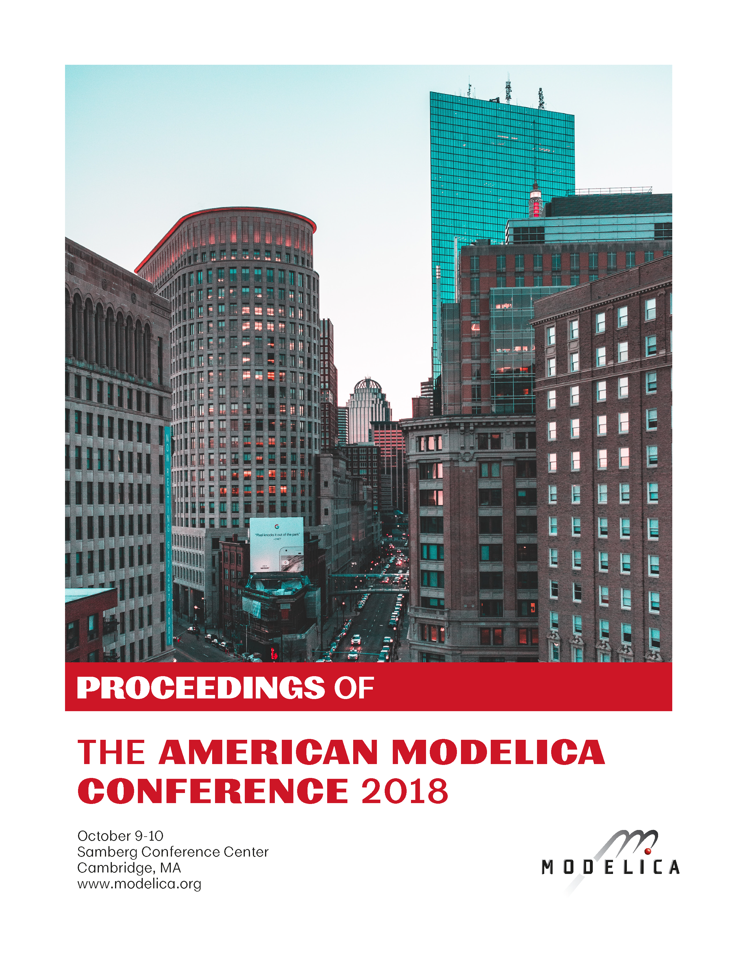					View Proceedings of the 1st American Modelica Conference, Cambridge, Massachusetts, USA, October 9-10, 2018
				