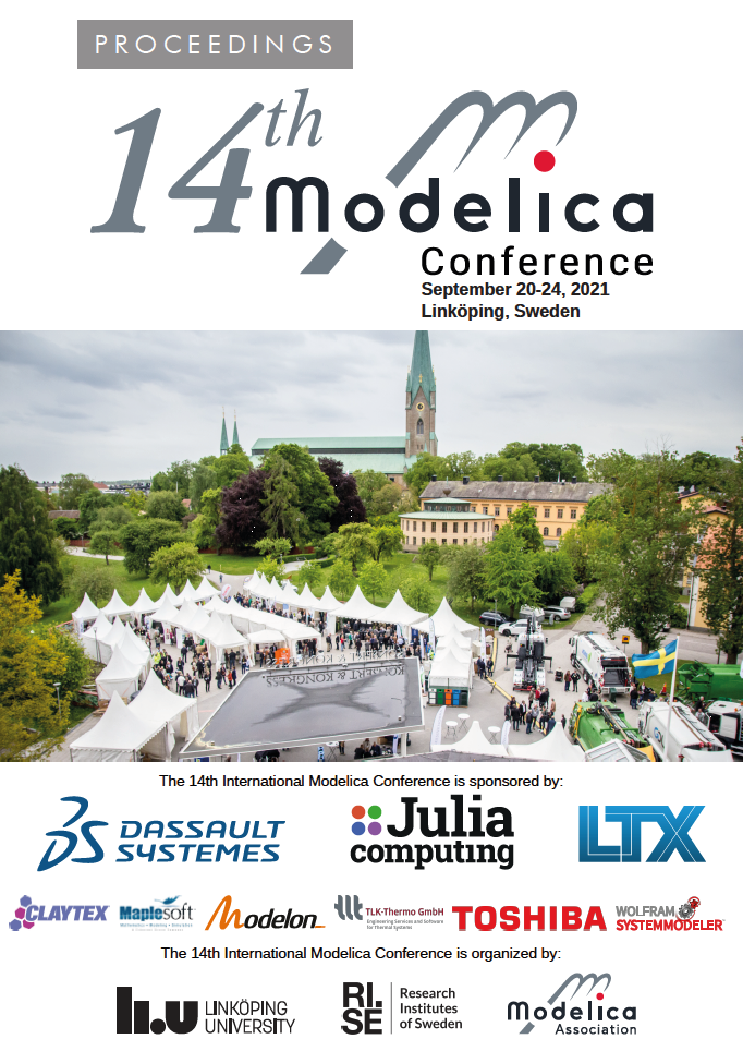 Proceedings of 14th Modelica Conference 2021, Linköping, Sweden